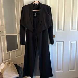 Pants and cropped blazer set